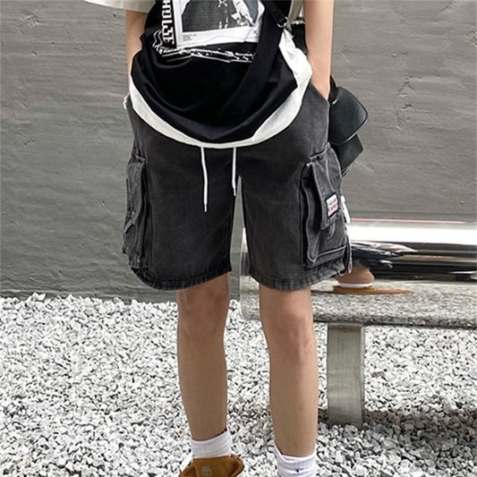 Vintage Denim Work Shorts