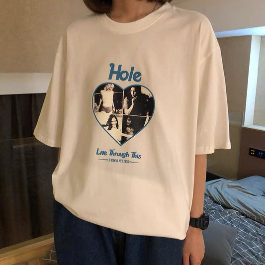 Men Streetwear Graphic Printed T-Shirt