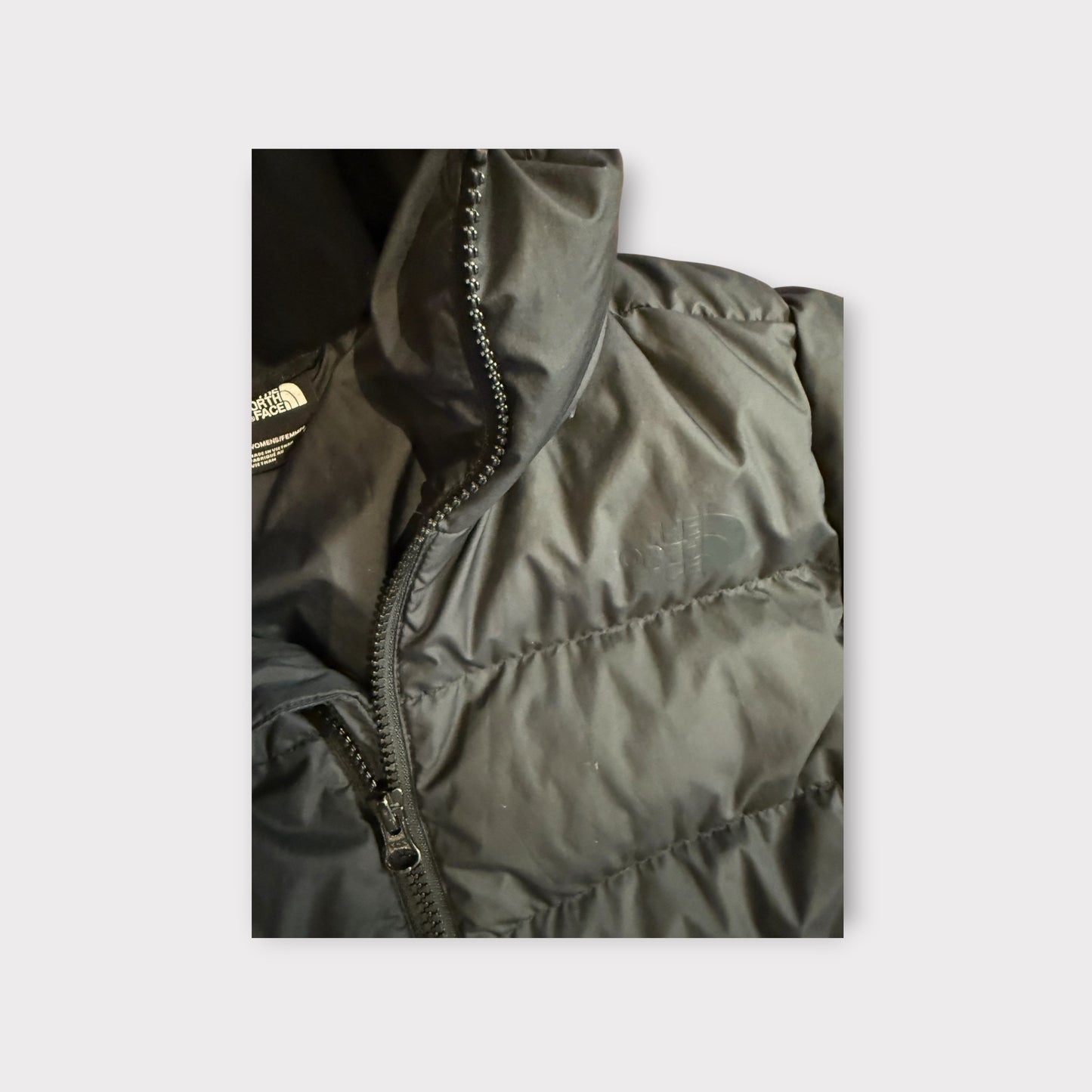 The North Face Women’s 600 Fill Down Quilted Long Parka Puffer Jacket Black Large
