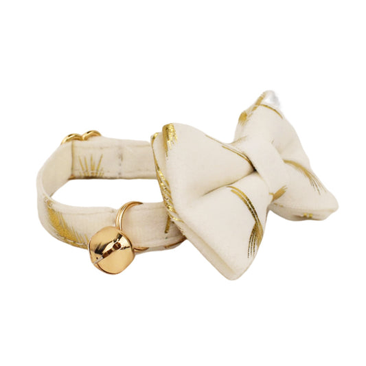 Cute Bell Bow Scarf Pet Collar