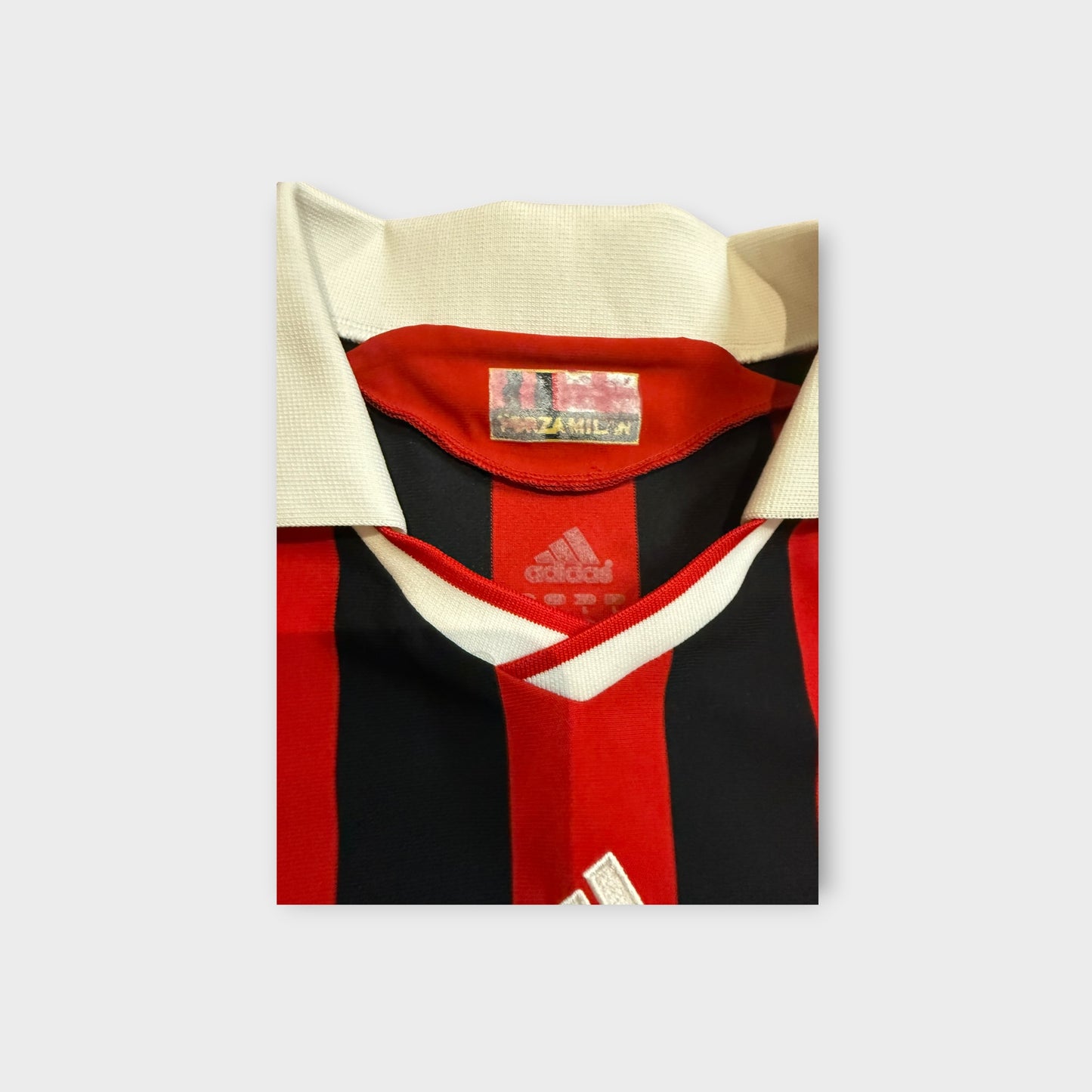 AC Milan 2008/2009 Home Long Sleeve Football Shirt Adidas Men’s Size L