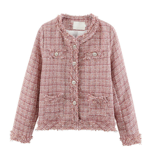 Classic Style Tweed Cardigan