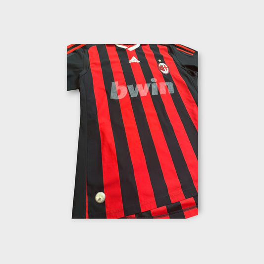AC Milan 2008/2009 Home Long Sleeve Football Shirt Adidas Men’s Size L