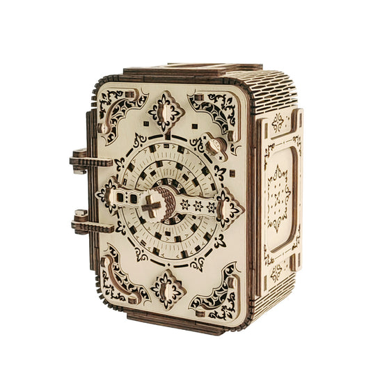Stereo Jigsaw Wood Jewelry Box