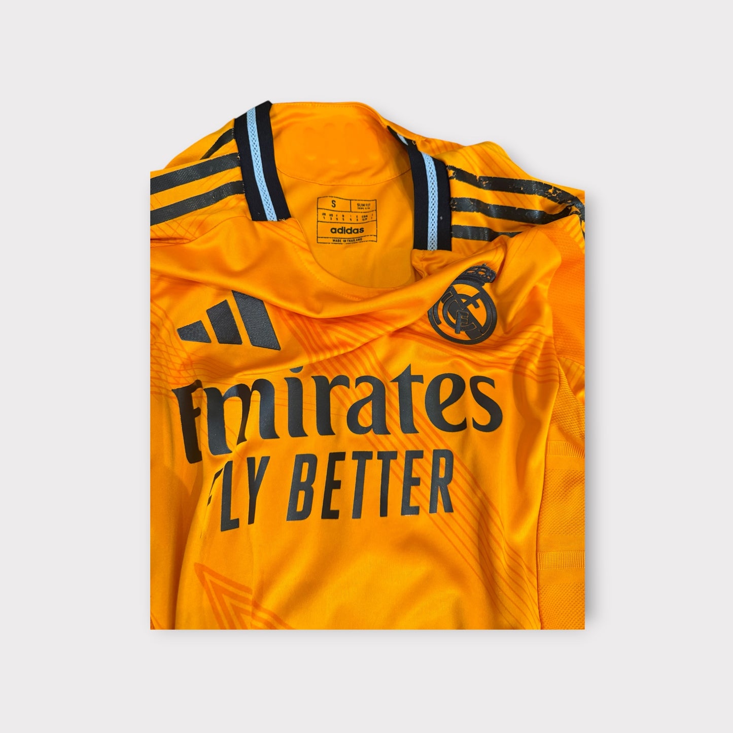 Adidas Real Madrid 2024/25 Away Jersey Mbappe 9 UCL Patches Preowned