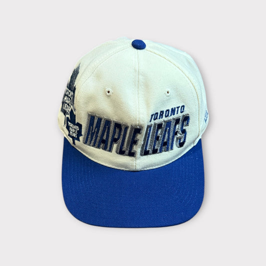 Vintage Toronto Maple Leafs Snapback Hat NHL Center Ice Sports Specialties 1990s