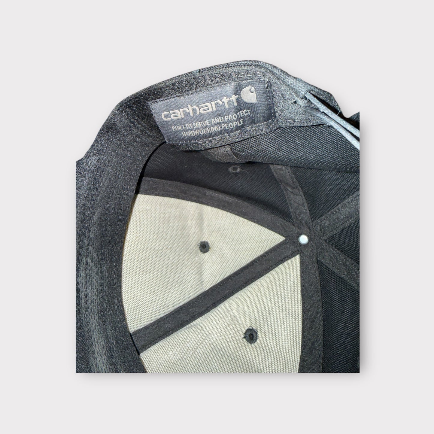 Carhartt Black Snapback Hat – Adjustable