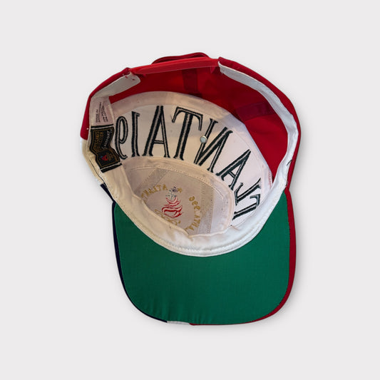 Vintage Atlanta 1996 Olympic Torch Logo Snapback Cap Hat Heavily Embroidered