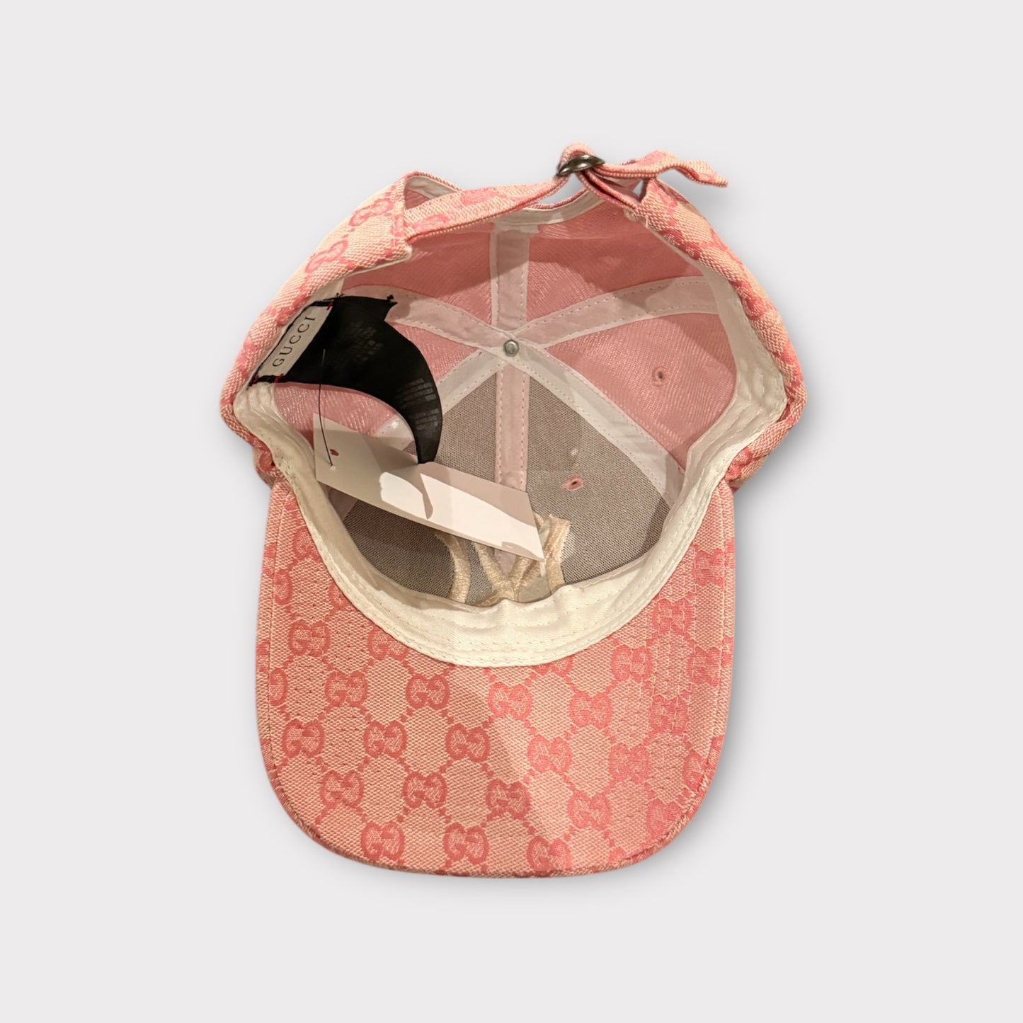 GUCCI x New York Yankees Pink Baseball Cap – Rare Adjustable Cotton Hat