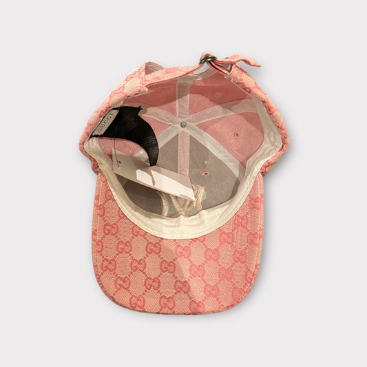 GUCCI x New York Yankees Pink Baseball Cap – Rare Adjustable Cotton Hat