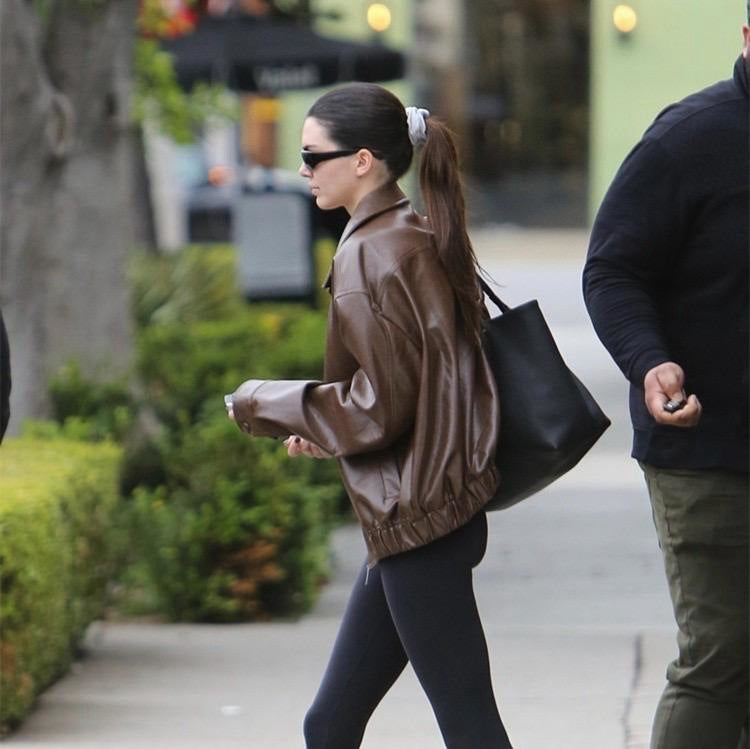 Vintage Brown Leather Motorcycle Jacket
