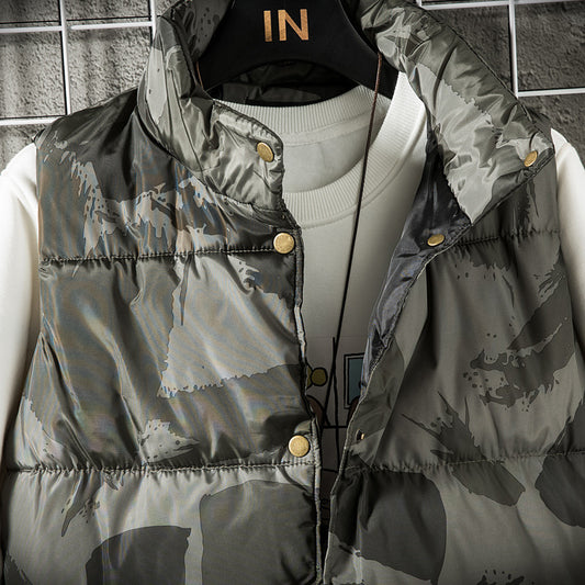 Men's Down Camo Vest