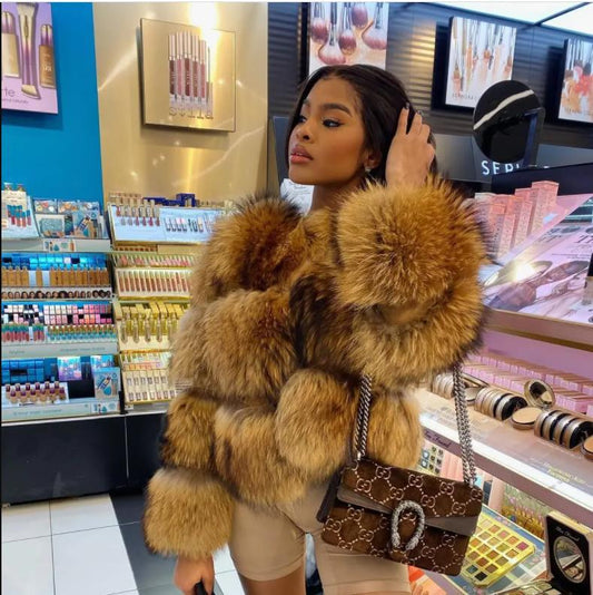 Vintage Raccoon Fur Jacket