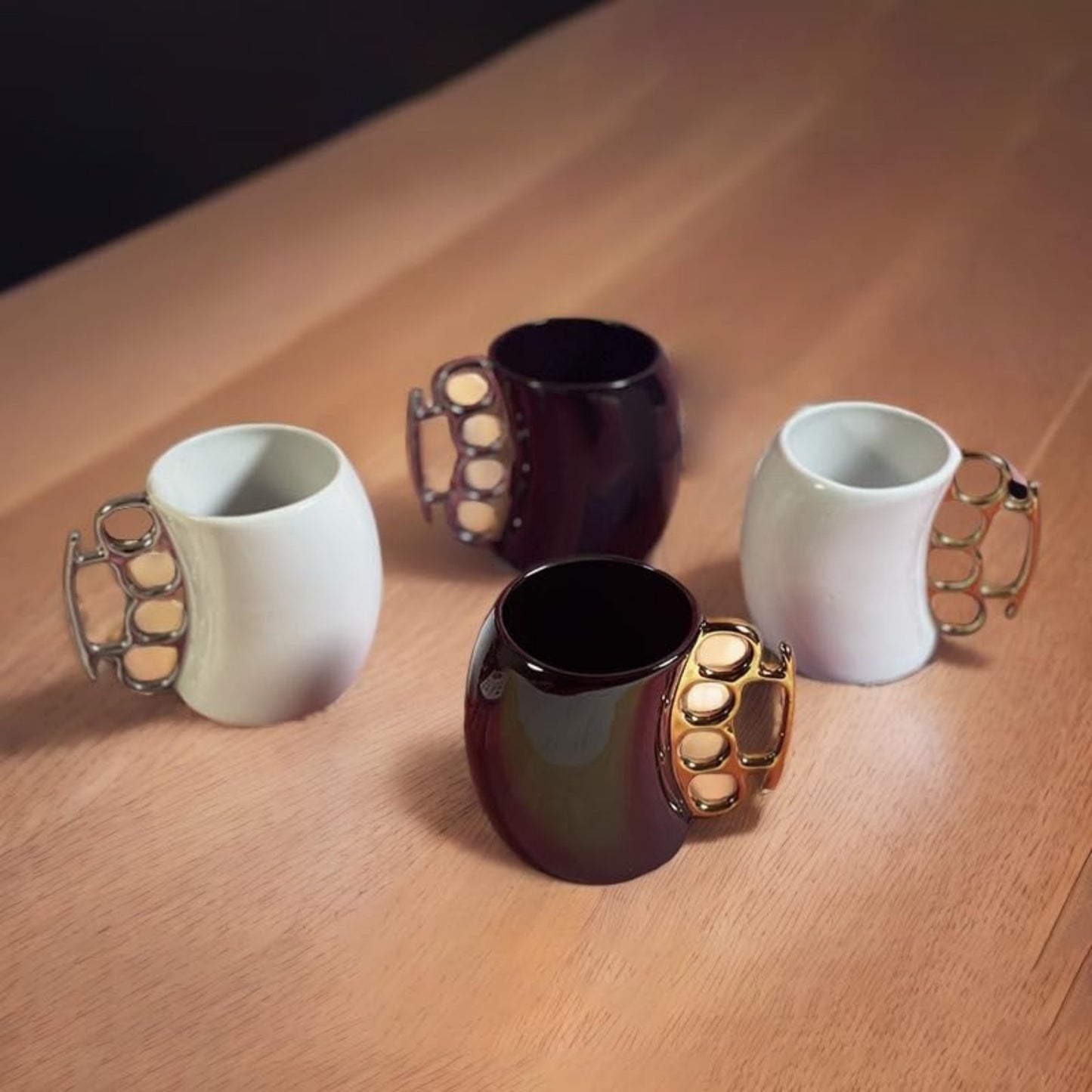 Brass Knuckle Coffee Mug