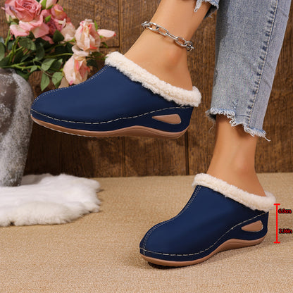 Plush Wedges Sandals