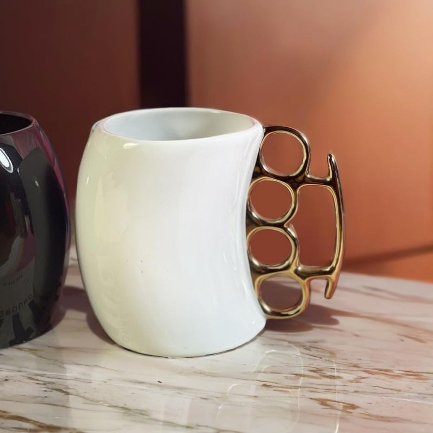Brass Knuckle Coffee Mug