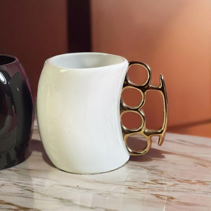 Brass Knuckle Coffee Mug