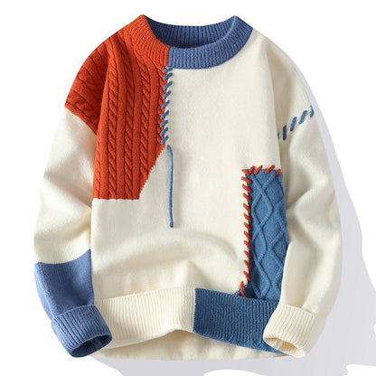Colourblock Pullover Sweater