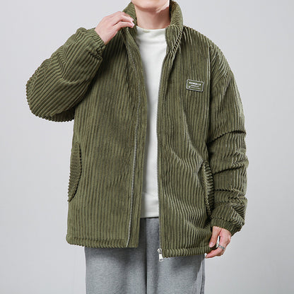 Corduroy Cotton-padded Coat
