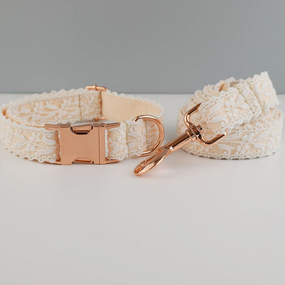 Leaf Lace Pet Metal Collar
