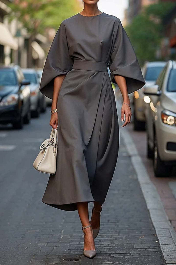 Batwing Sleeve Dress