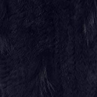 Rabbit Fur Woven Triangle Shawl