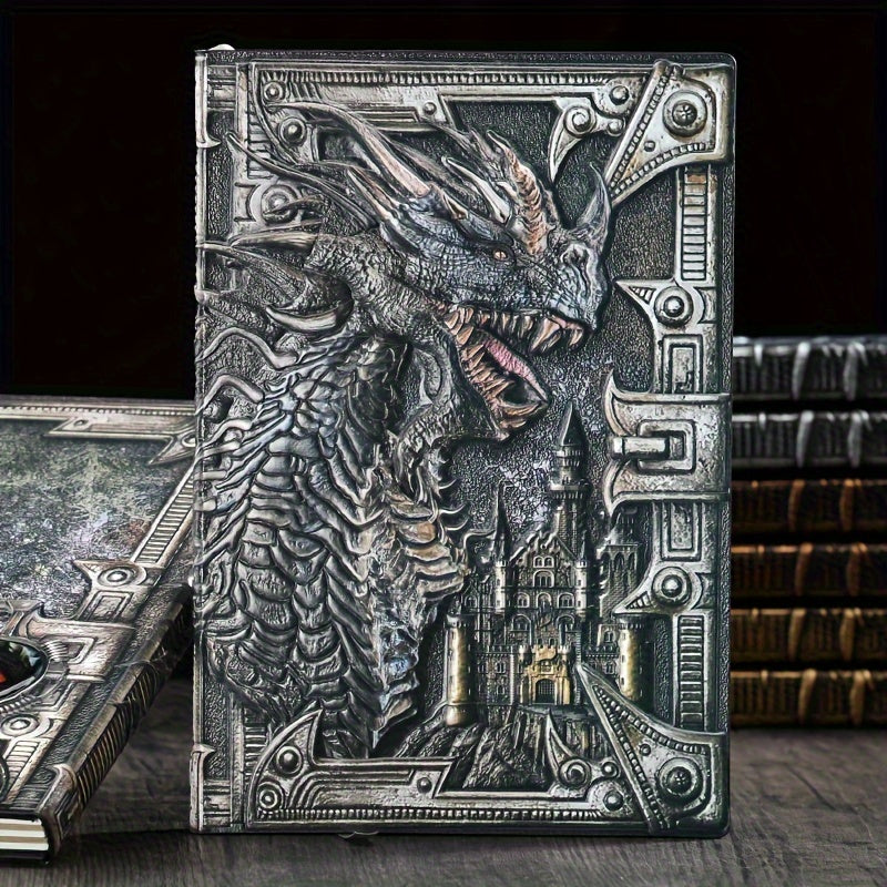 Vintage Embossed Dragon Notebook