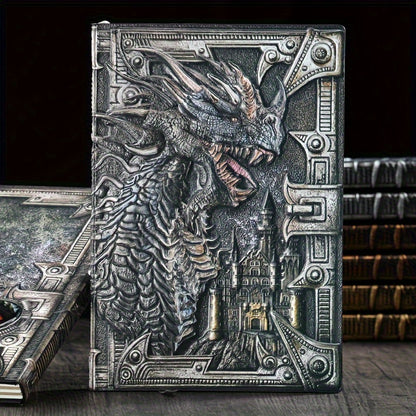 Vintage Embossed Dragon Notebook