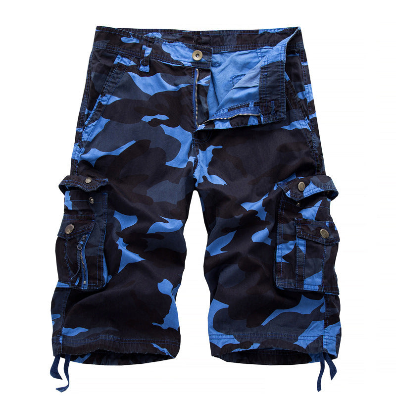 Camo Printed Cargo Shorts