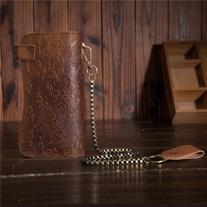 Dragon Grain Vintage Leather Wallet