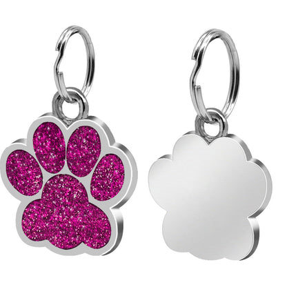 Footprint pet tag