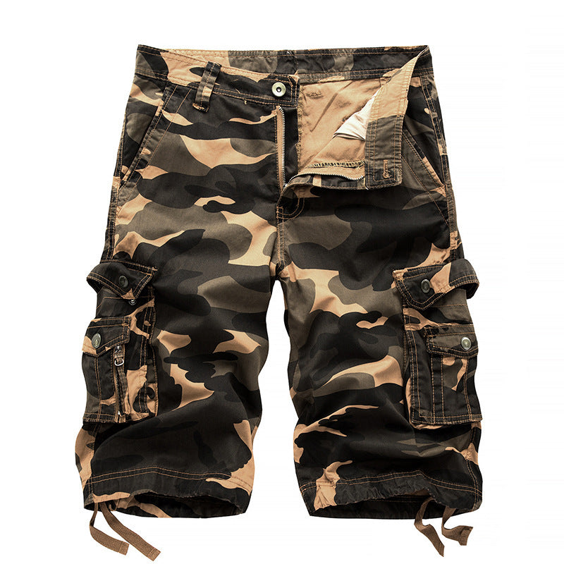 Camo Printed Cargo Shorts