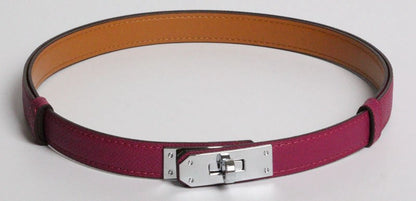 New kelly leather thin belt