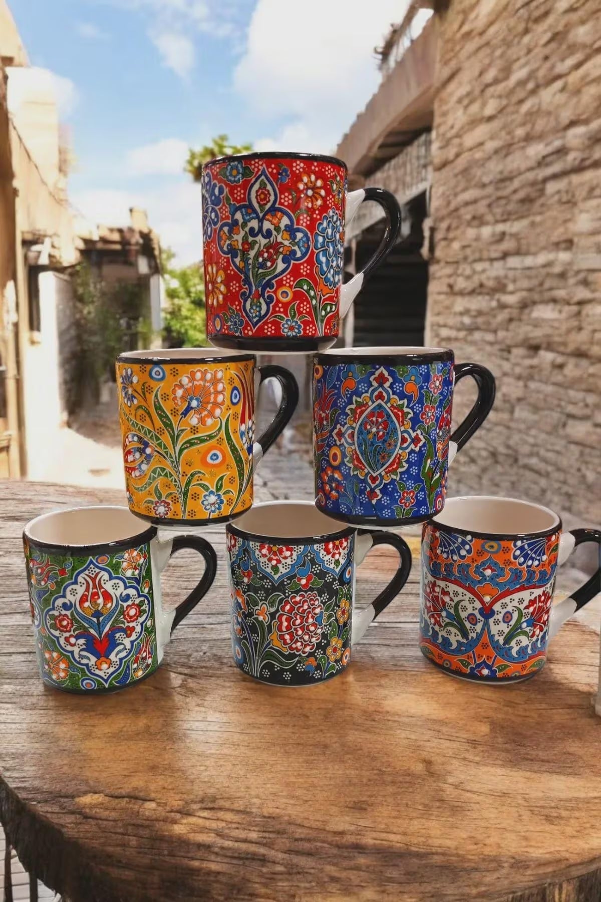 Handmade Ceramic Ethnic Mugs