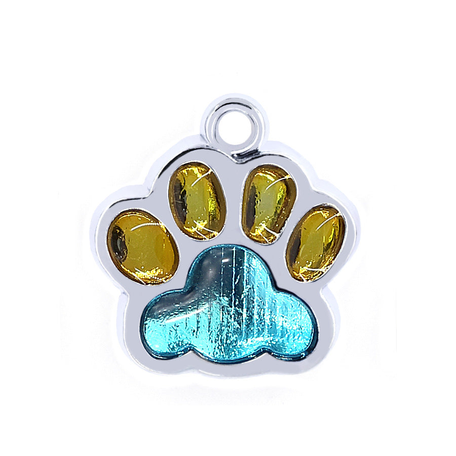Footprint pet tag
