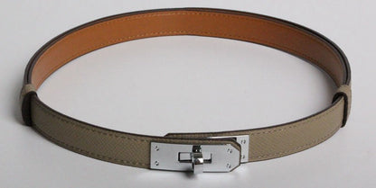 New kelly leather thin belt
