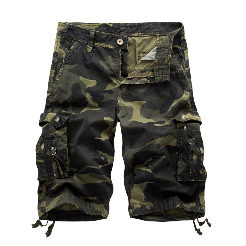 Camo Printed Cargo Shorts
