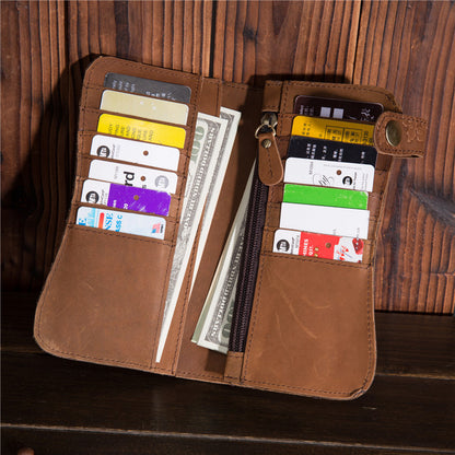 Dragon Grain Vintage Leather Wallet
