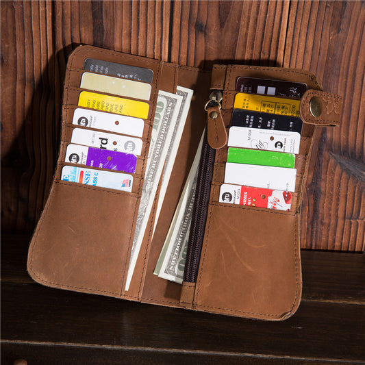 Dragon Grain Vintage Leather Wallet