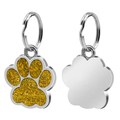 Footprint pet tag