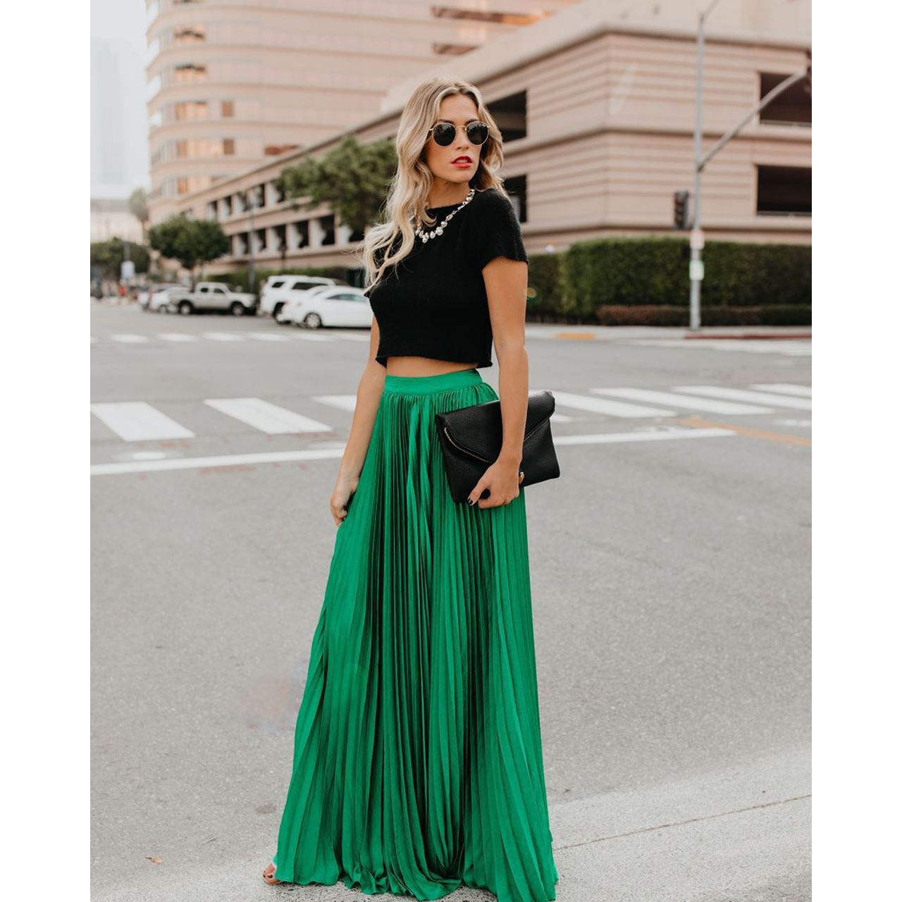 Casual high waist long skirts