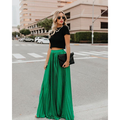 Casual high waist long skirts