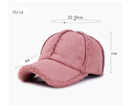 Peaked Solid Colour Broken Edge Design Baseball Cap