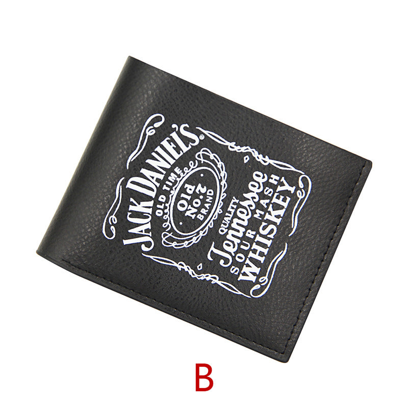 Men's Black Short Wallet