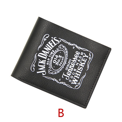 Men's Black Short Wallet