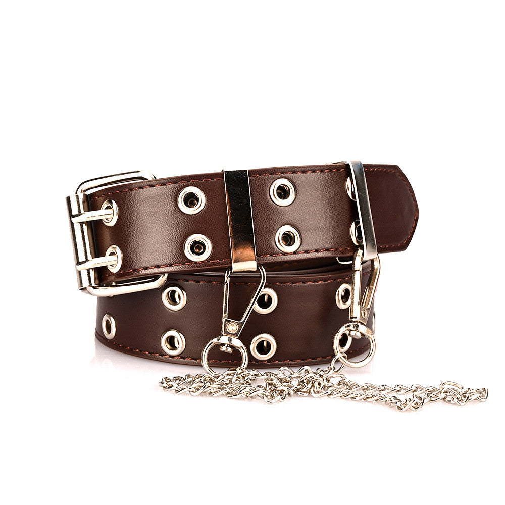 Punk Style Chain Decorative Belt