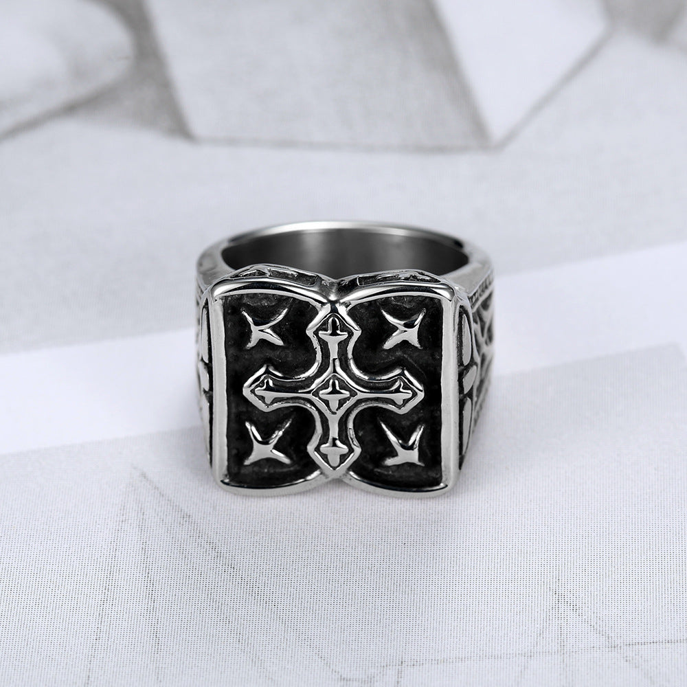 Vintage Cross Ring