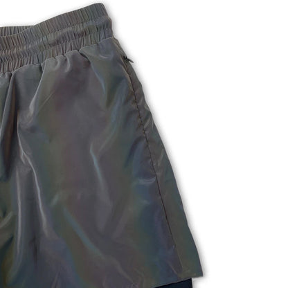 Solid Reflective Running Shorts