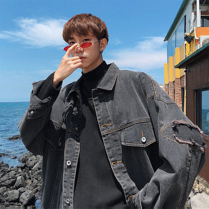 Embroidered Denim Jacket