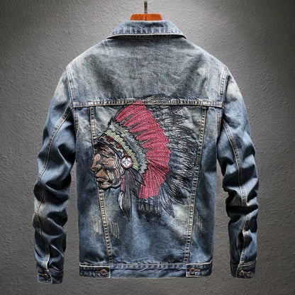 Embroidered Denim Jacket